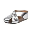 Women S Summer Wedge Sandals Closed Toe Inner Height Increasing Casual Shoes