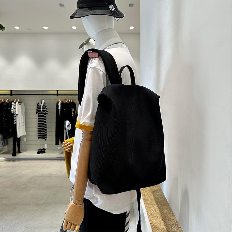 Unisex Large Capacity Mesh Backpack Lightweight Nylon Versatile for School Commute Travel Hiking Water-Resistant Bag