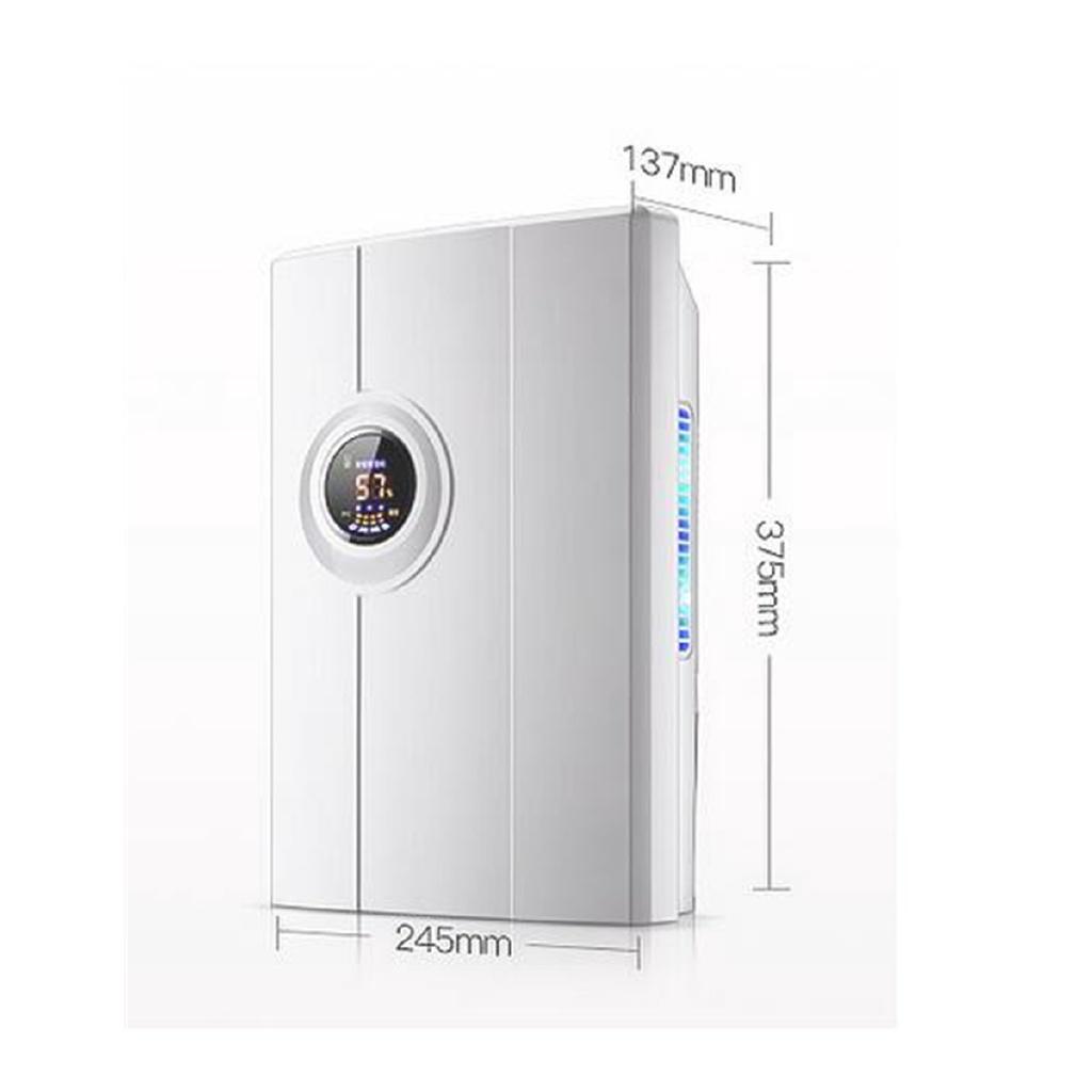 Air Dehumidifier Mini Air Dryer Temperature Moisture Display Semiconductor Desiccant Absorber Car Home Machine 2.2L