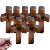 Wooden Cross My Heart Encouragement Gift Relieve Stress Emotional Support Cross Toys Portable Reduce Anxiety