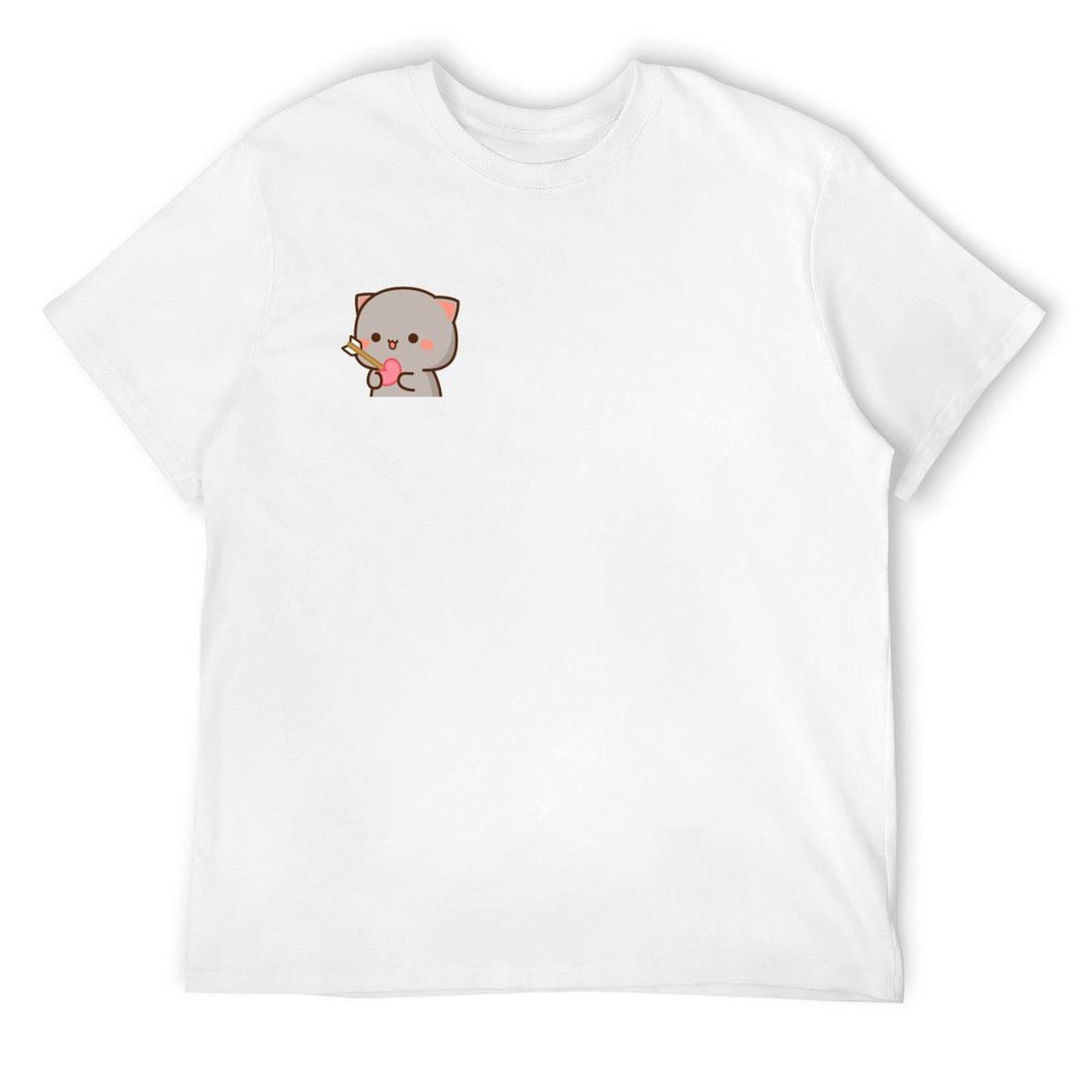 Goma Cat T-Shirt customizeds sports fans sweat heavyweights men clothings S