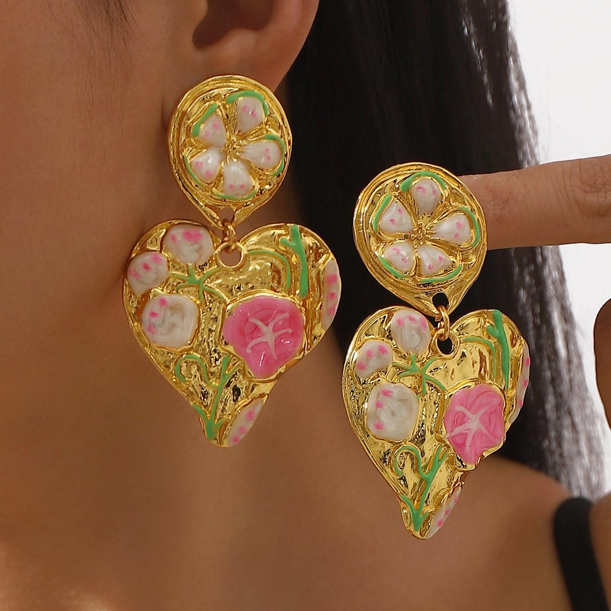 

Модные серьги-подвески для женщин розовый