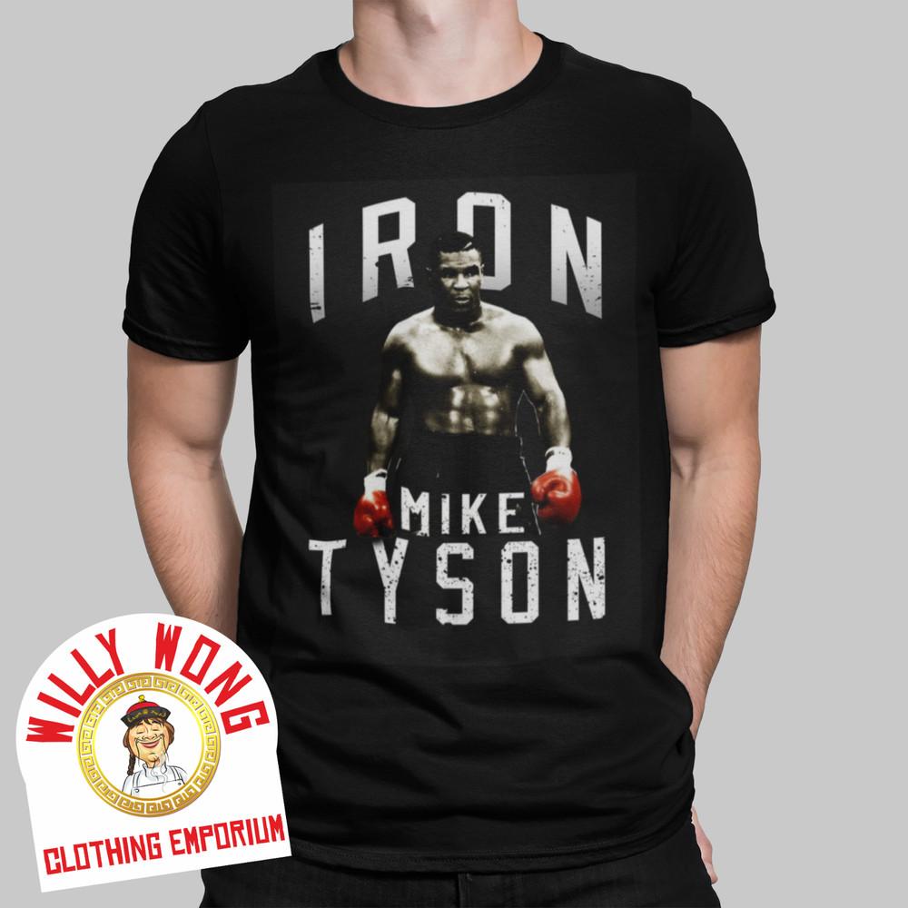 Iron Mike Tyson T-Shirt 80s 90s Boxing Champion World Tee Fighter MMA Gym Tee UK Unisex T-Shirt
