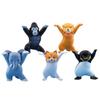 Adorable Pvc Cartoon Animal Figurines Featuring Elephant Gorilla Lion Penguin For Collectors