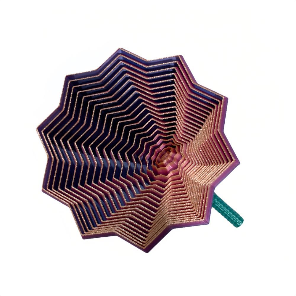 Geometric Design Fractal Fidget Star Model Expanded Expanded Sensory Model  Office/School