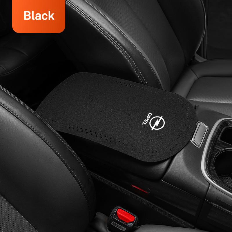 Wildleder Auto Armlehnenbox Polster PU Leder Mittelkonsole Abdeckung Ellbogenstütze Kissen Für OPEL Mokka Corsa Meriva Zafira Astra J H Vectra