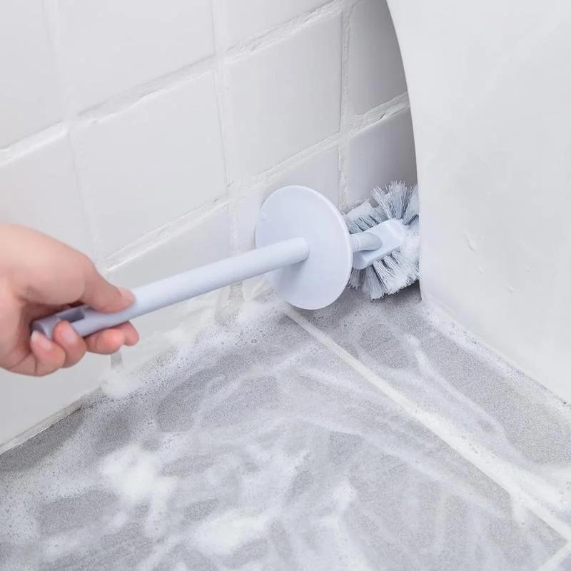 Long Handle Toilet Brush with Holder Bathroom Cleaning Tool Nordic Home Decor Toilet Cleaning Brushes with Base