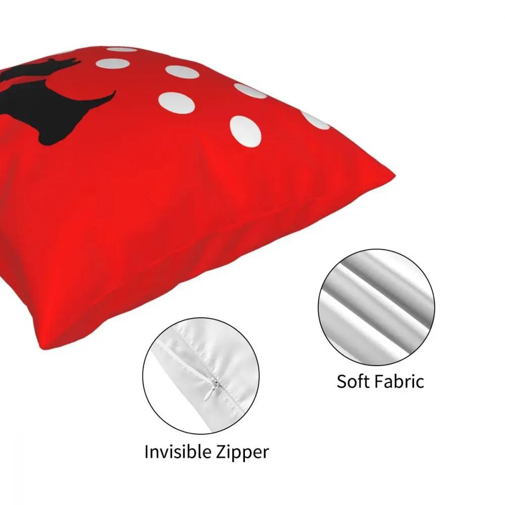 Scottie Dog Polka Throw Pillow Cover Decorative Pillow Scottish Terrier  Cushion Covers