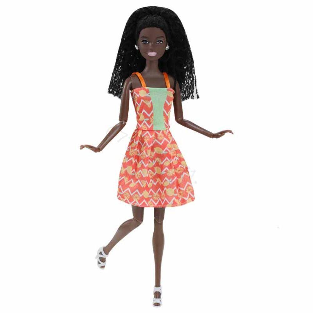Black Skin African Girl Princess Doll Brown Hair Black Princess Doll Kids Toys