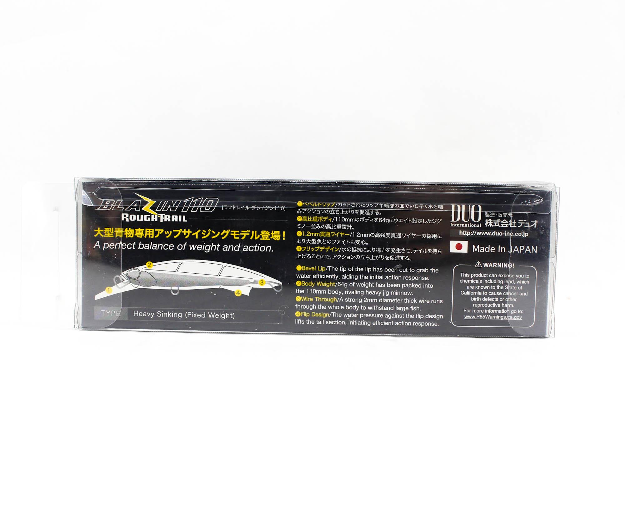 Leurre Duo Rough Trail Blazin 110 Mm 64g MCCZ037 - Coulant, Silencieux - Neuf