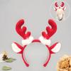 Plush Deer Ear Headband Antler Ear Detail Cosplay Hair Hoop  Dress Up