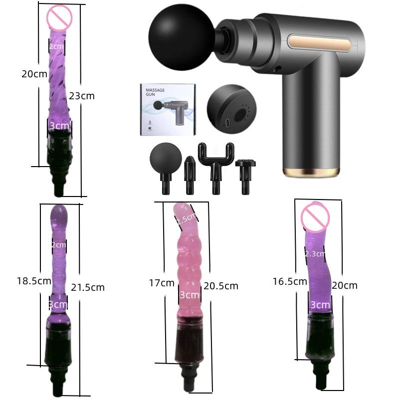 Multi-Function Massage Gun Adapter Kit with Silicone Heads for Adults