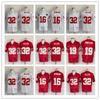 Kansas City Chiefs Maglia da Football NFL Vintage Uomo Cotone Maglietta Sportiva di Squadra Autunno