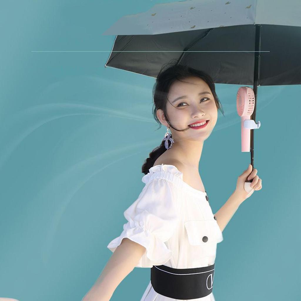 Handheld Personal Fan Holder Handheld Personal Fan Holder For Parasol Handheld Electric Fan Clip For Traveling Beach Camping