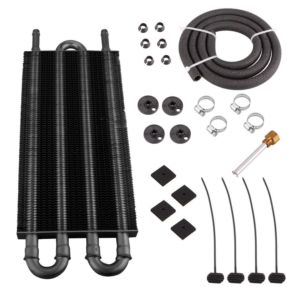Auto A C Air Conditioning Tubular Condenser Aluminum Alloy 6 Row Tube Condenser Universal Car Modified Accessories
