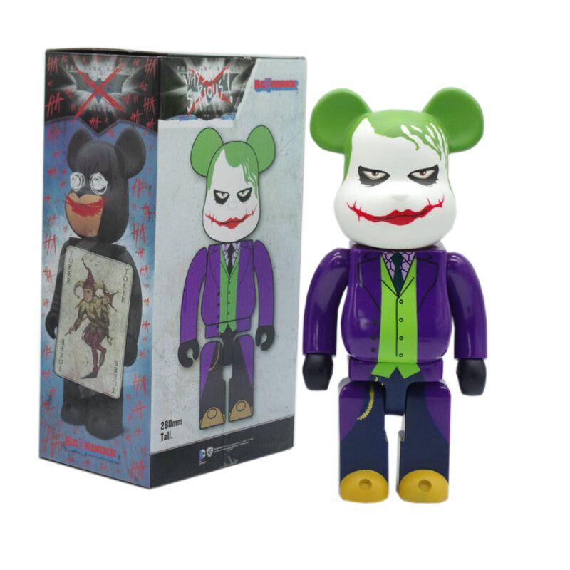 Exquisite Bearbrick 400% Building Blocks Bear Toy Action Figure Batman Joker Krusty