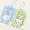 Korea 3 Inch Photocard Holder Kpop Card Keychain Pendant Idol Card Holder Bus Bank Id Card Cover Student Supplies