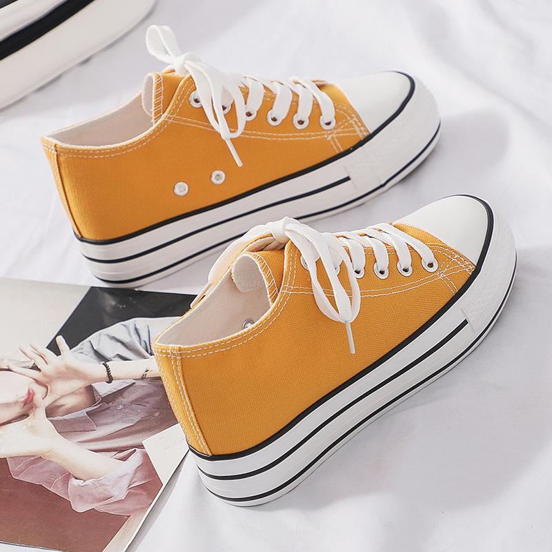 Scarpe di tela Inner Increase Stile coreano Traspirante High-top Rubber  Sole Sneakers Scarpe da donna acquista in modo economico — spedizione  gratuita, recensioni reali con foto — Joom