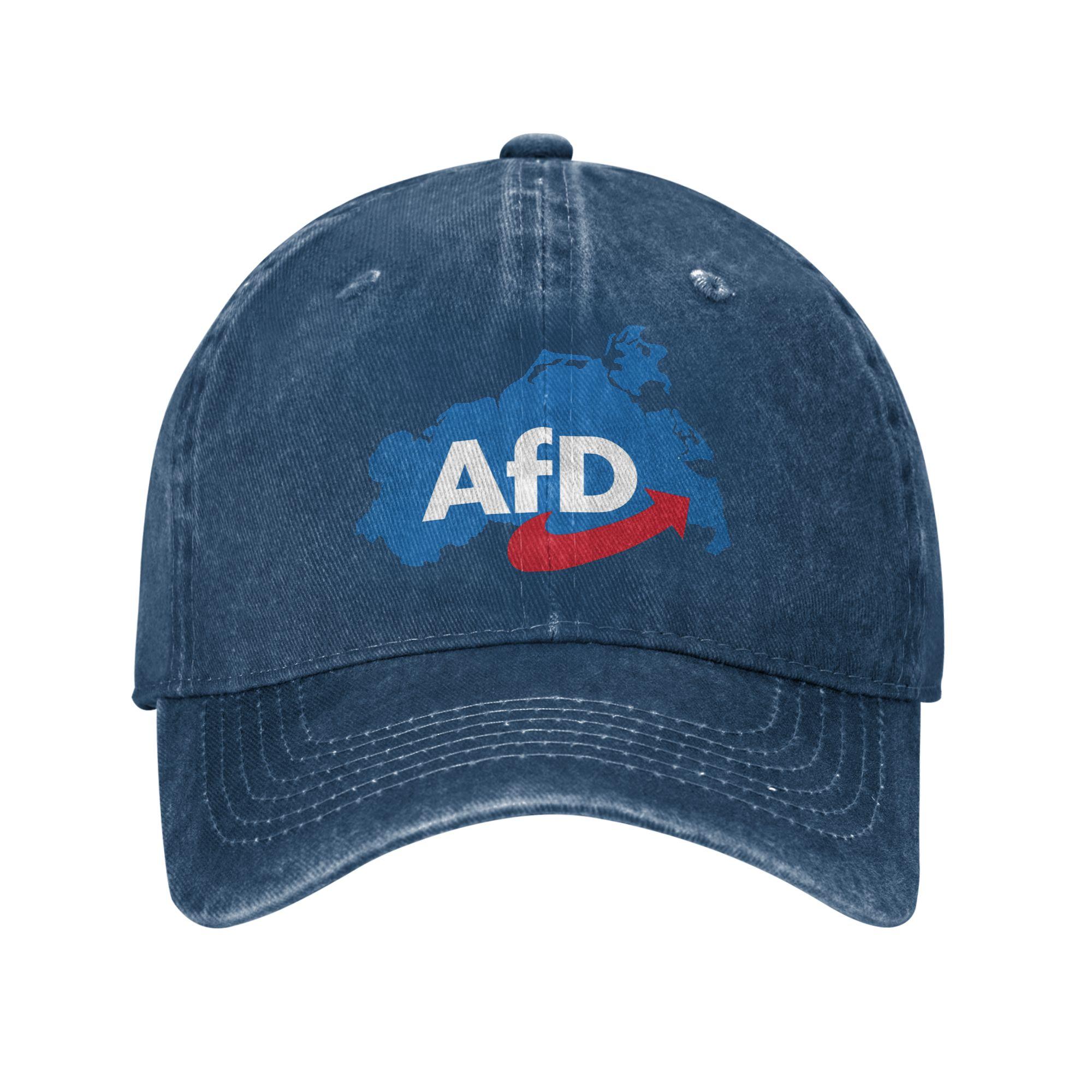

German AFD Alternative for Germany Casual Baseball Cap Outdoor Sport Trucker Hat Spring Wholesale Women Men Classic Baseball Cap One Size темно-синього кольору