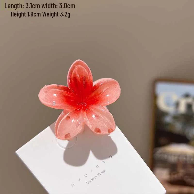 Фиолетовая Баугиния Франжипани Зажим для Волос для Женщин - Зажим-Клешня для Пучка, Акулий Зажим, Заколка-Украшение