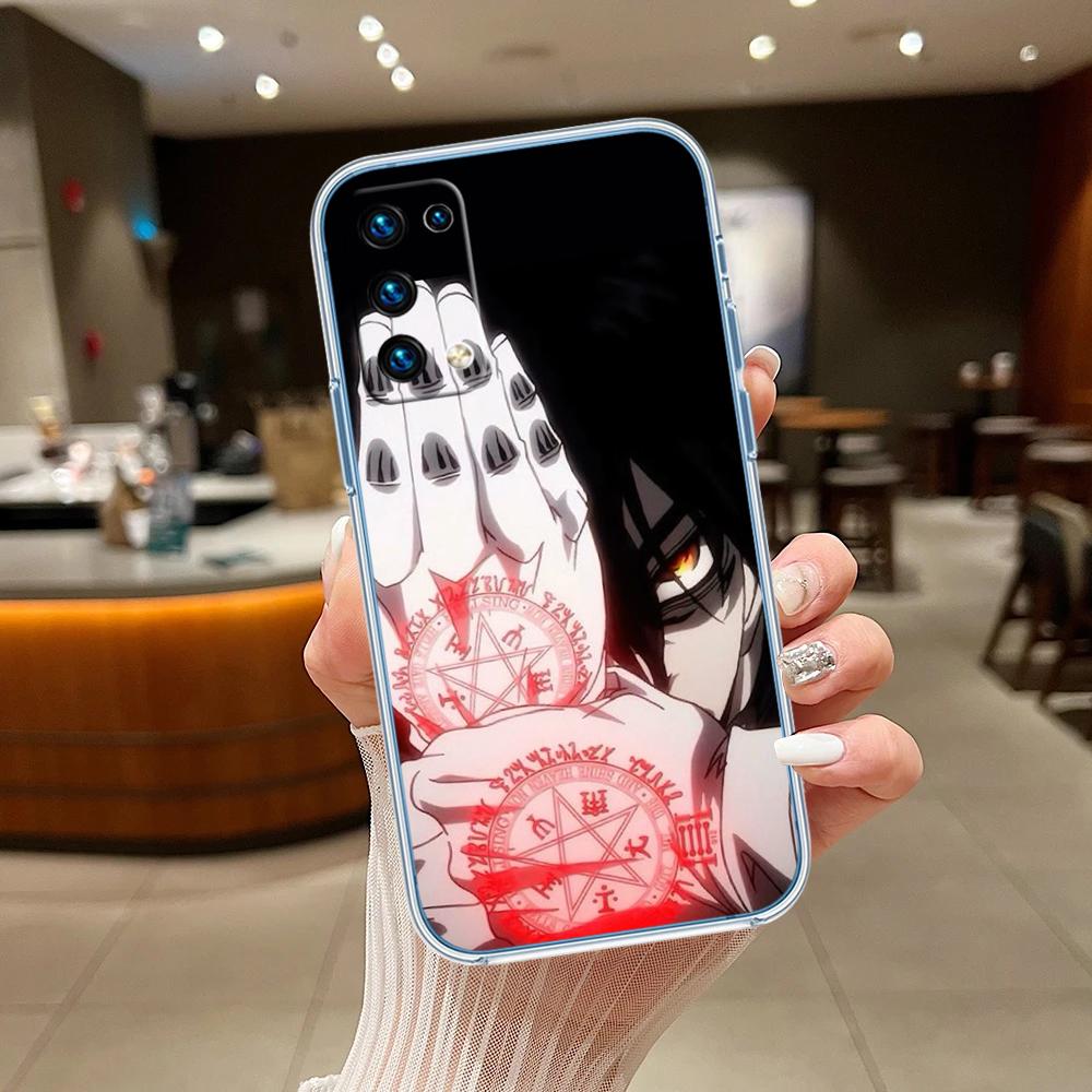 Hellsing Transparent Phone Case for Motorola Moto Edge 20 30 40 50 S30 Fusion Ultra Pro Neo Lite + G200 G23