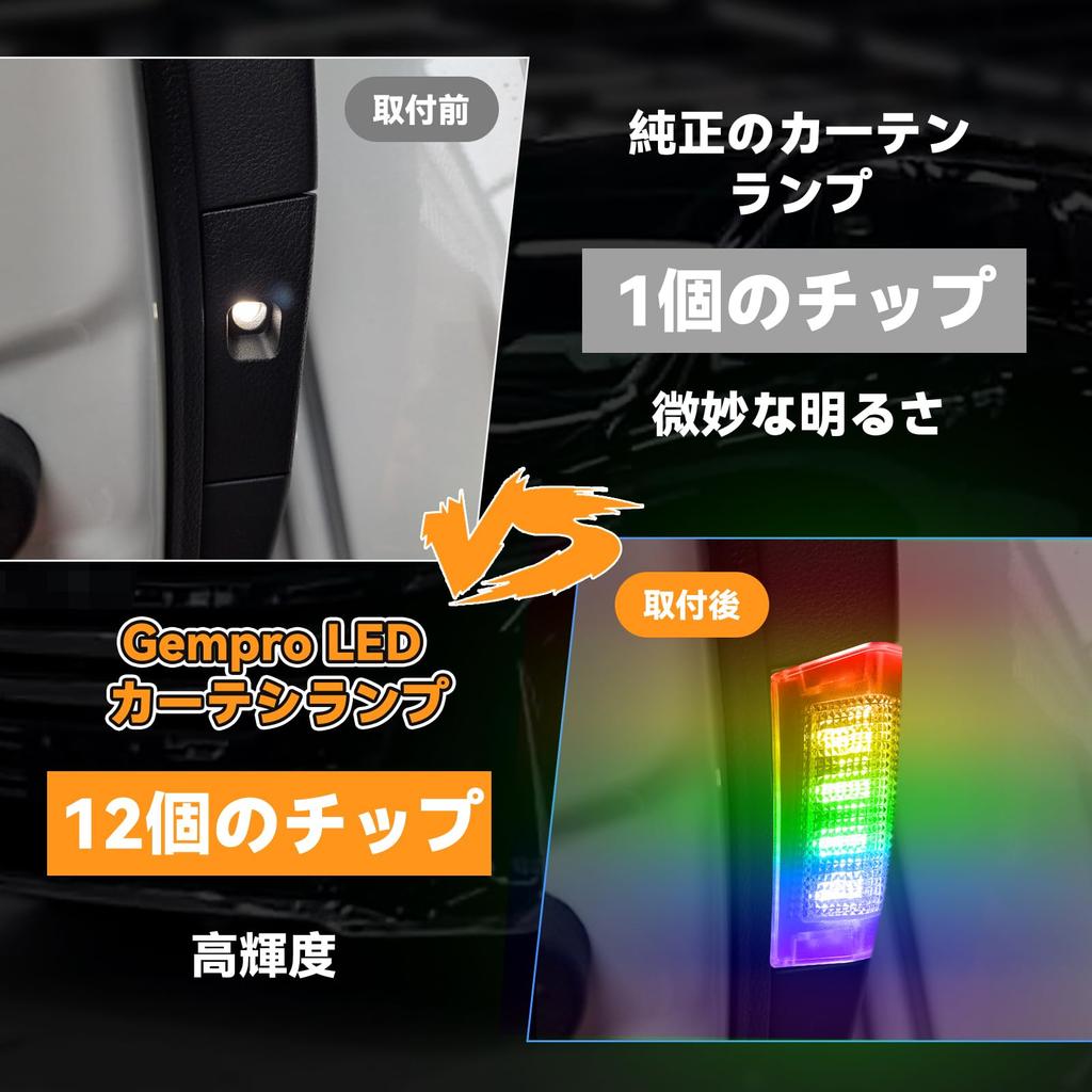 GemPro New RGB Courtesy Lamp Alphard 40 Series Vellfire 40