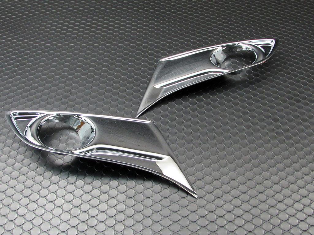 BRIGHTZ Chrome Fog Light Type for Delica MB15S with Delica Delica Covers, A, D2 (Pre-facelift) [FOG-COV-128] (Compatible MB, MB15, B15, 15, D2, D2,