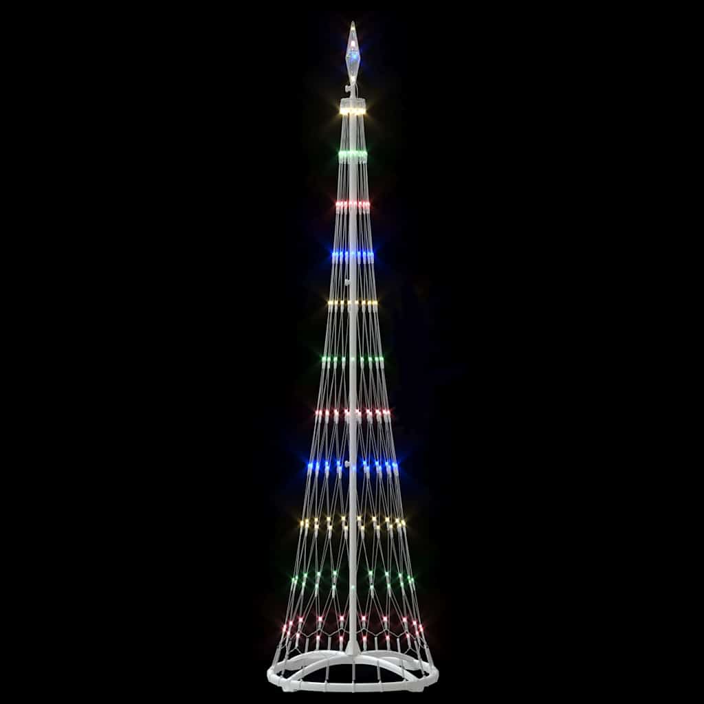 LED Christmas Tree Multicolor 51 x 51 x 190 cm Metal