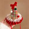 Cute Christmas Hair Clip Cloth Mini Size Santa Hat Barrette Hair Pin Xmas Use