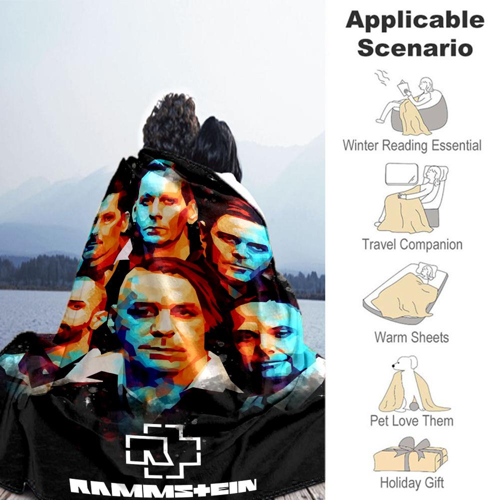 Rammstein Blanket, High quality Comfortable for All Seasons, Home Decor, Warmth and Comfort