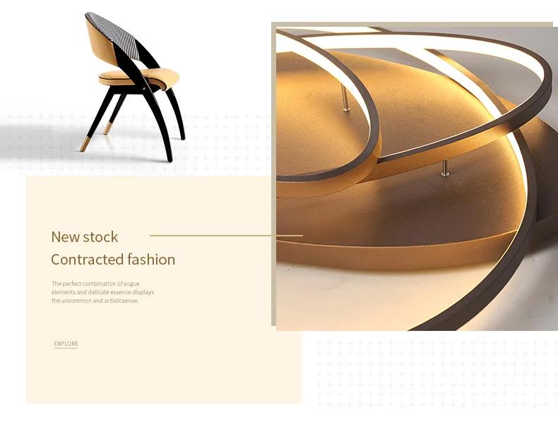 New Creative Rings Modern Led Ceiling Light For Living Room Bedroom 48w/70w/85w Home Indoor Led Ceiling Light Fixture AC90V-260V