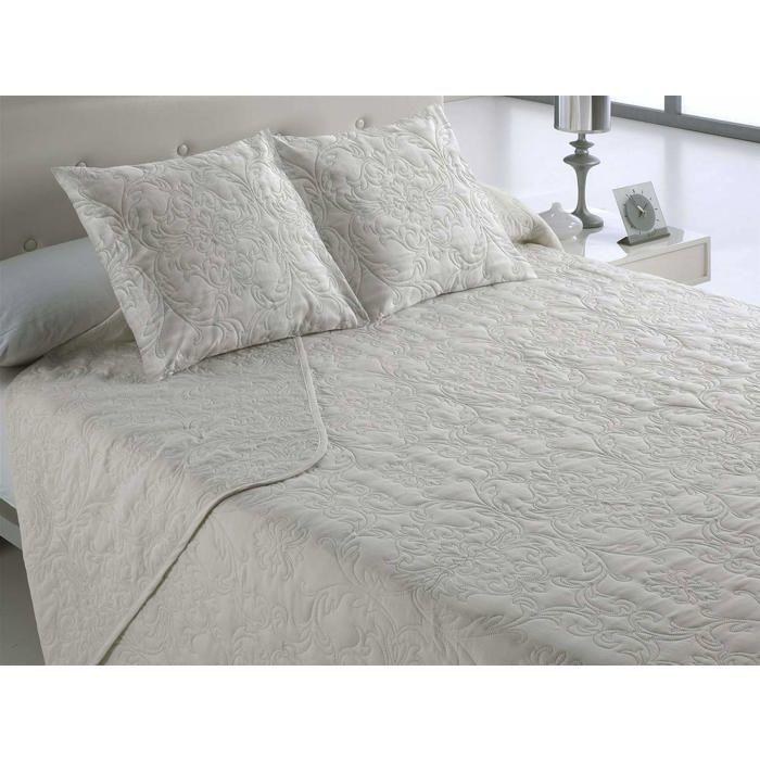 

Couvre-lit moderne - Casa Campo - Vegas - 180x260 cm - Blanc Ivoire - Microfibre - Lisse - Comprend housses de coussin білий