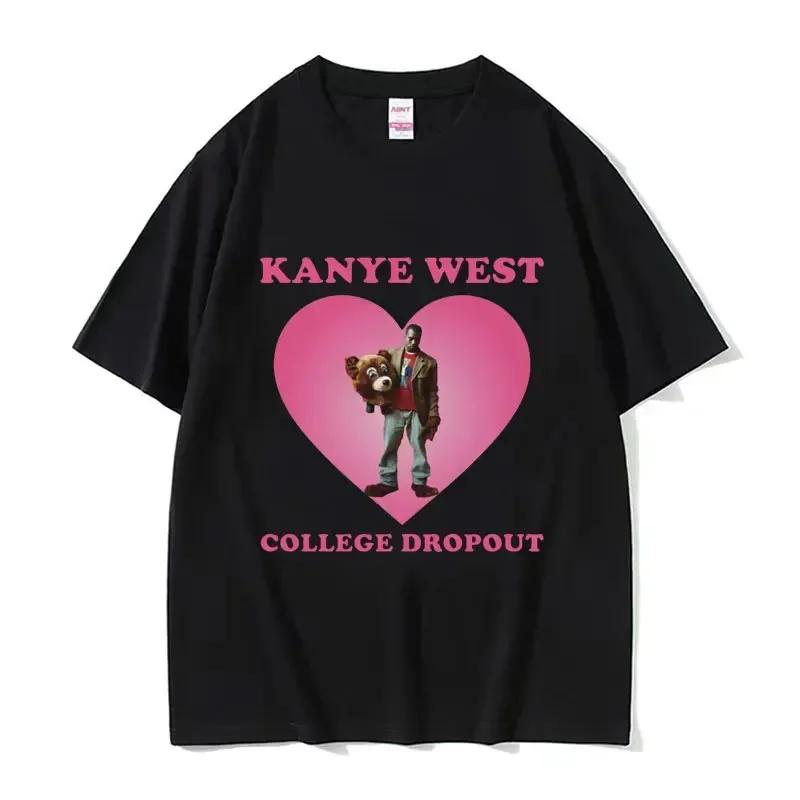 Funny Kanye West Meme T-Shirt Men's Vintage Hip Hop Rap Style Tshirt Men Women Short Sleeve T Shirt Streetwear Rap Culture Top