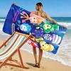 Telo Mare Fixies con Stampa Cartoni Animati, Asciugamano Grande Morbido Asciugatura Rapida per Spiaggia Campeggio Nuoto