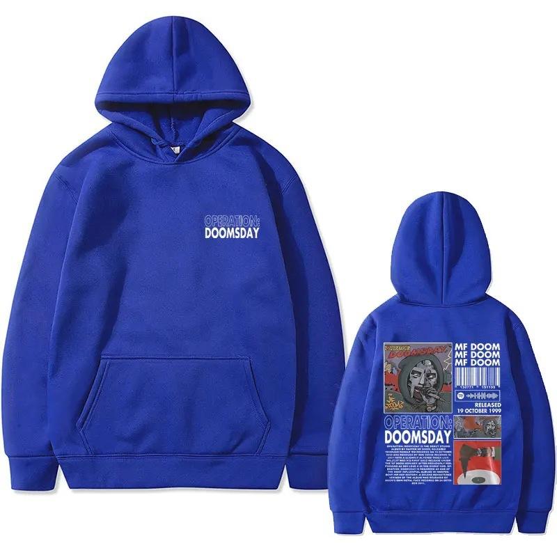 Rapper Mf Doom Graphic Hoodie Autumn Winter Men