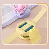 AM4 Battery Operated Powerful Watch Fan Portable Small Lightweight Cartoon Cooling Fan for Girl Kids Indoor Outdoor