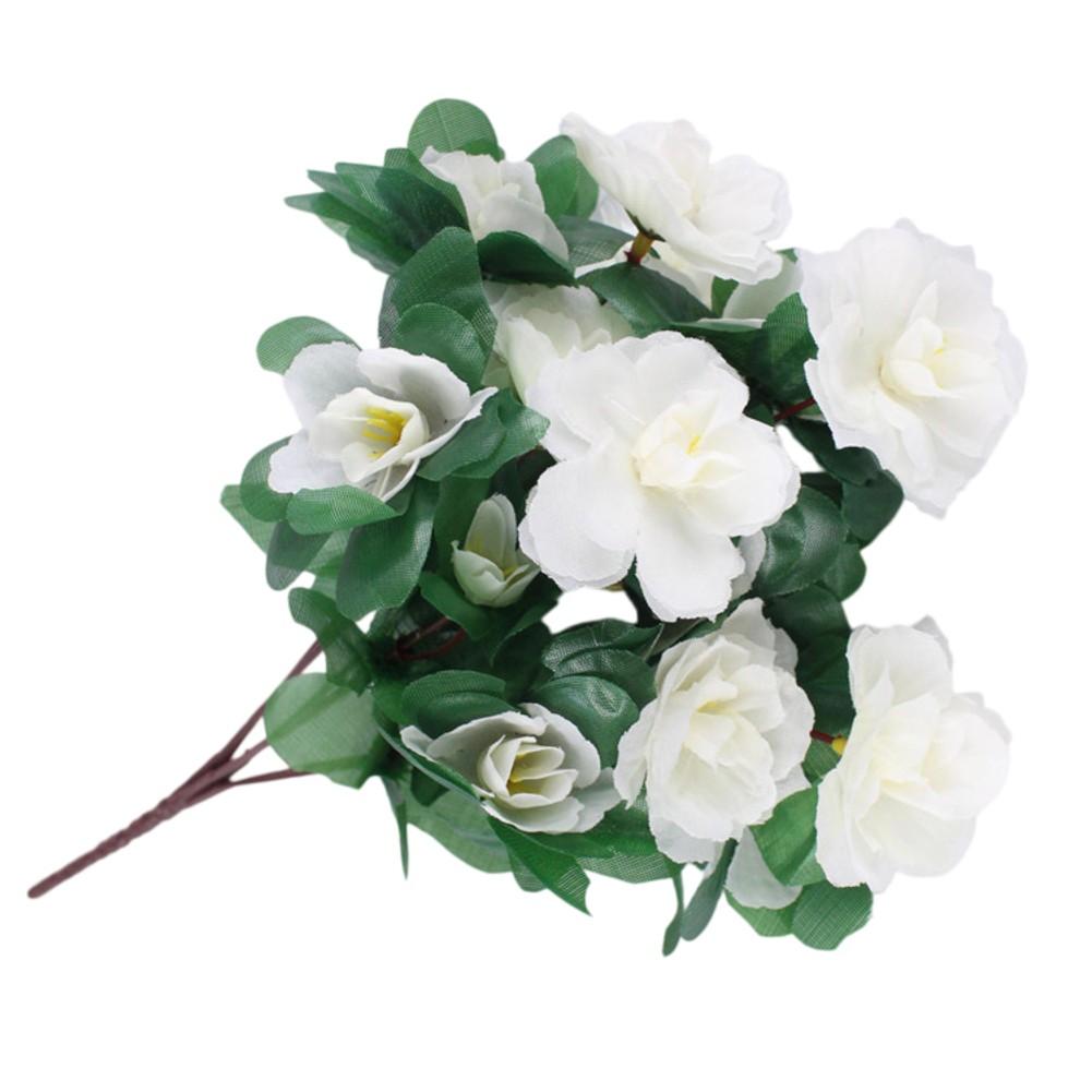 Lifelike Petals Silk Azalea Bouquet Artificial Azalea