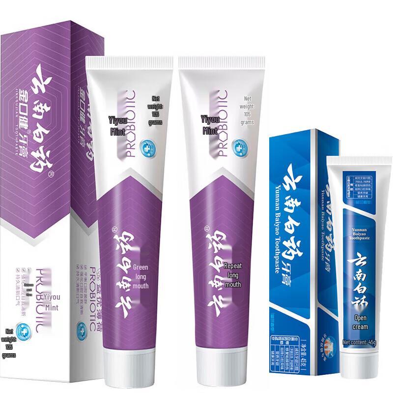 

Набор семейной зубной пасты Yunnan Baiyao