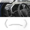 3x Silver Dashboard Strip Trim Trument Cover For Ford F150 15-20 Accessories