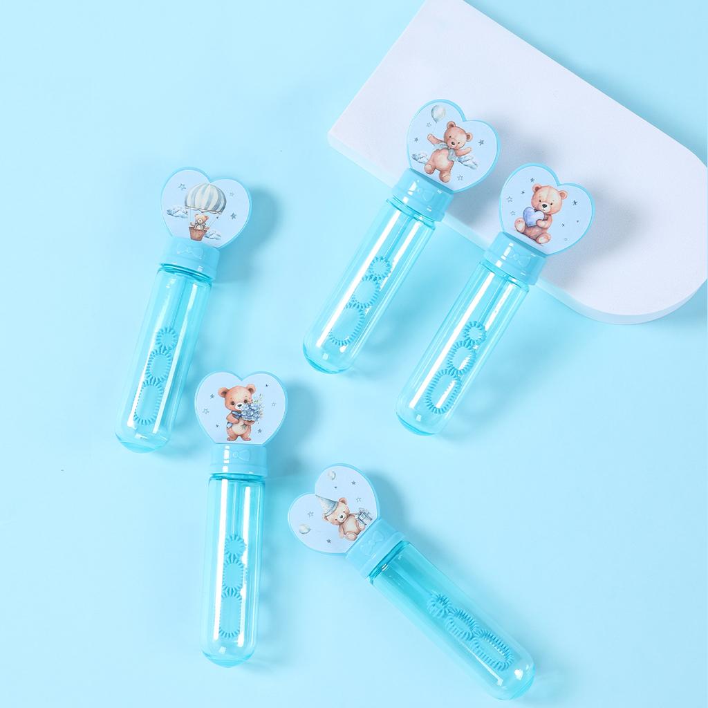 10PCS White Love Yube Bubble Tube Soap Bottle Toys Wedding Gifts for Guests Kids Birthday Party Favors Baby Shower Decoration