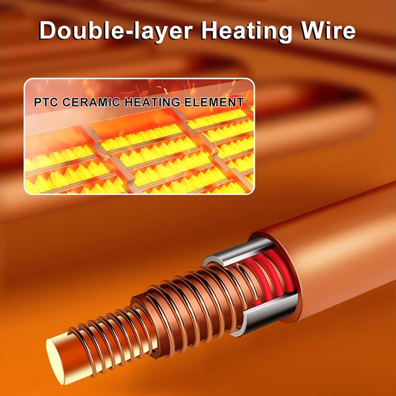 12V Car Heater Cooler Fan Winter Windshield Fast Heating Machine Defroster Defogger