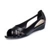 Fashion AIYUQI Fish Mouth Sandals Women 2025 New Cut-out Wedge Mom Sandals Non-slip Large Size Middle-aged Summer Sandals Women