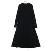 Mila Owen 24ss Long Sleeve Knit Long Dress Black 09WC0241124 Women Used