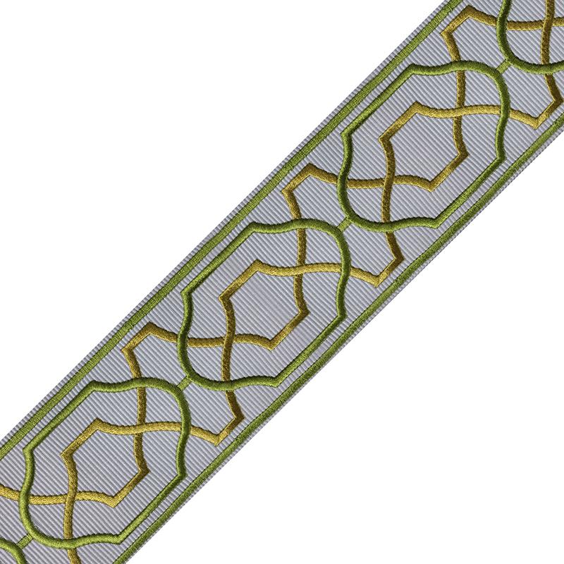 

1m Geometric Embroidery Lace Jacquard Ribbon High-Grade Trim DIY Curtain Pillow Clothing Furniture Decor Accessories 8.6cm Wide 1m x 8.6cm