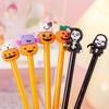 Halloween Cute Gel Pen with Pumpkin, Lantern, Bat, and Ghost Designs - Perfect for Students and Office Use