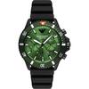 Diver Green Black Silicone Men's Quartz Chronograph AR11463 Watch