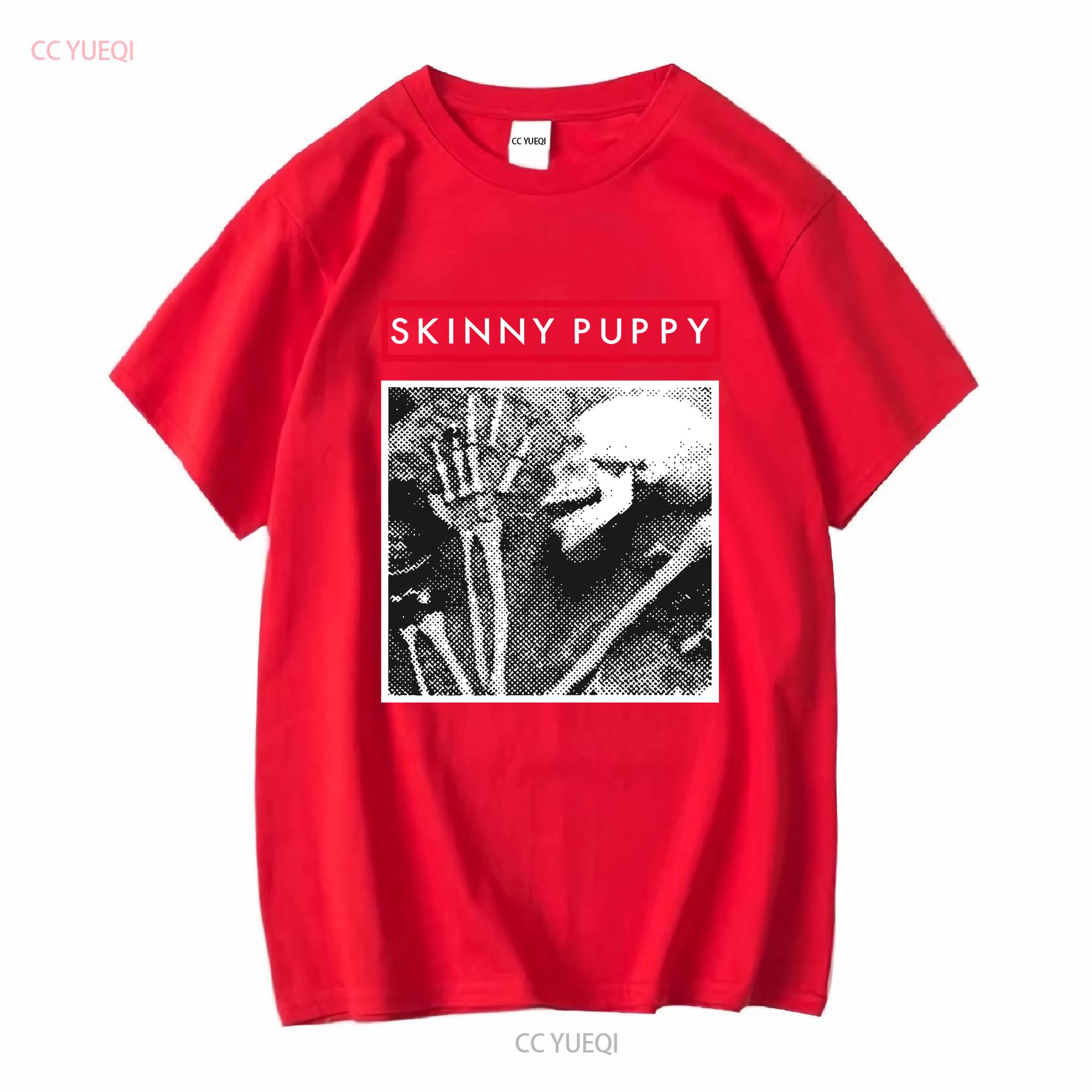 Футболка Skinny Puppy Band Remission Полный размер S 5XL винтажная Стиранная Растянутая Унисекс дизайнерская одежда Стильная homme Немного S