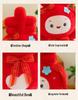 Joyful Rabbit Wedding Plush Doll Pair - New Year's Gift & Cushion for Newlyweds