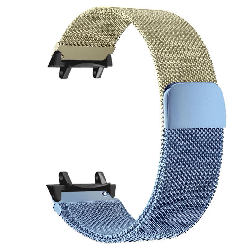 Magnetisk rem for Amazfit T-Rex 3 rex3 klokkereim erstatningsreim i rustfritt stål metall armbånd