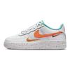 Nike Air Force 1 LV8 GS Leap High Chaussures pour Enfants Blanc Washed-Teal Orange Sécurité FD4626-181